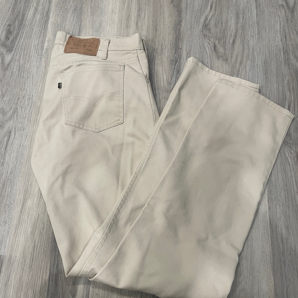 Vintage Levi’s Sta Prest Black Tab pants 505